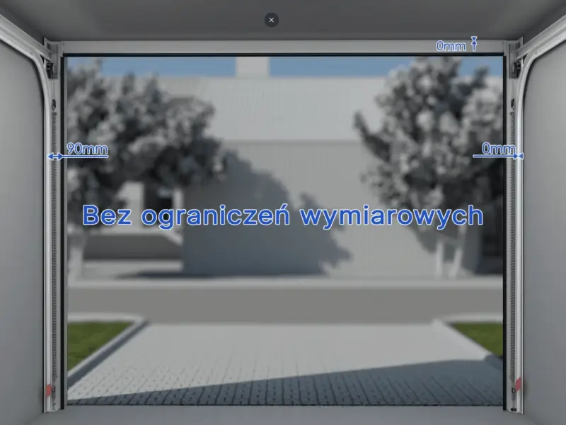 wymiary GROS Multi 40 brama segementowa